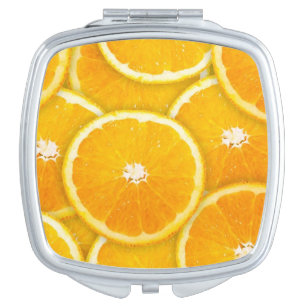 Orange slices vanity mirror