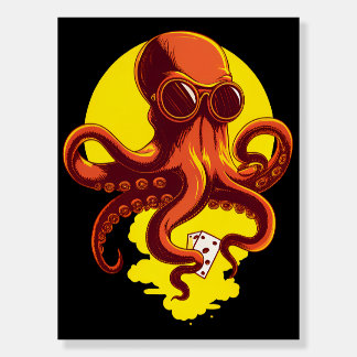 Orange Smart Octopus Foam Board