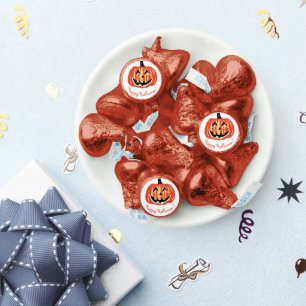 Orange Smiling Halloween pumpkin Hershey®'s Kisses®
