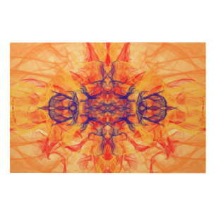 ORANGE SMOKE - Fractal Art -