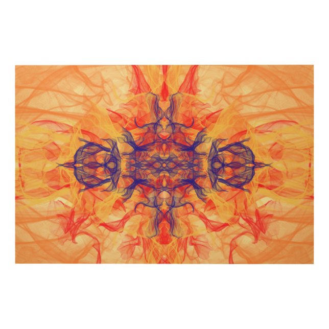 ORANGE SMOKE - Fractal Art - (Front)