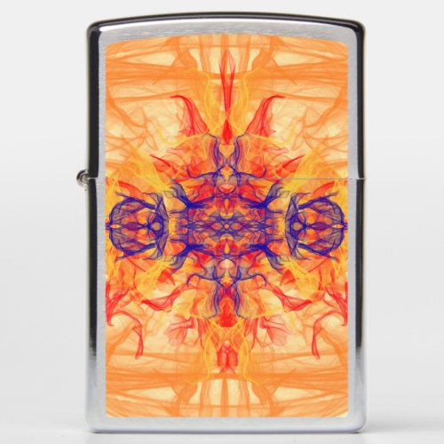 ORANGE SMOKE _ Fractal Art _ Zippo Lighter