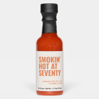 Orange Smokin Hot 70th Birthday Party Favor