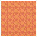 Orange Soap Bubbles  Fabric