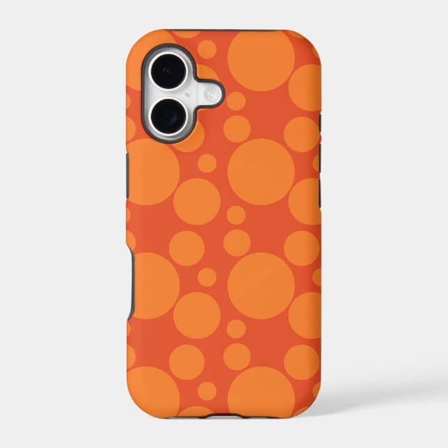 Orange Soap Bubbles  Iphone Case (Back)