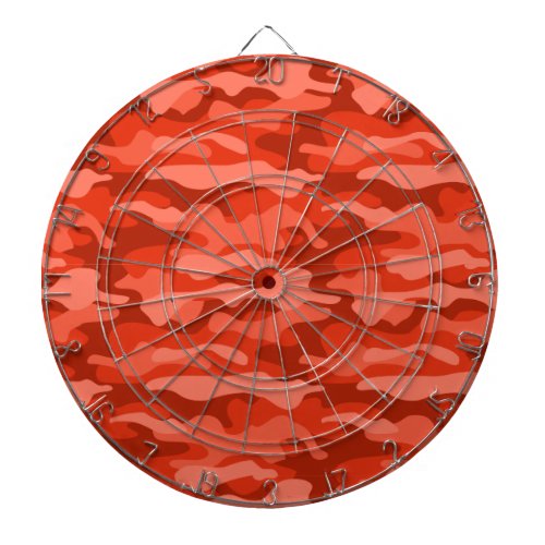 Orange Soda Monocolor Camo Baseball Dart Board