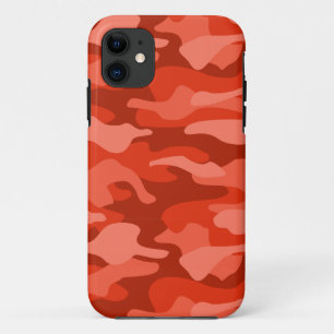 Orange Soda Monocolor Camo iPhone 11 Case