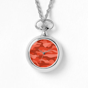 Orange Soda Monocolor Camo Watch