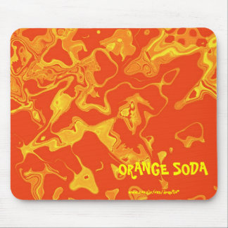 ORANGE SODA MOUSE PAD