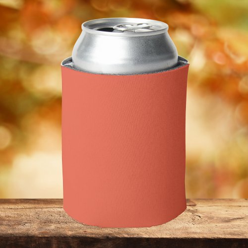 Orange Soda Solid Color Can Cooler