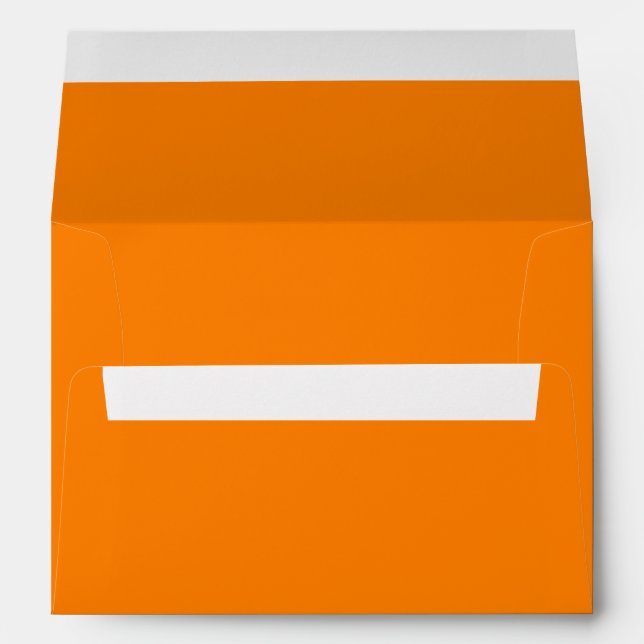Orange Solid Color Envelope (Back (Bottom))
