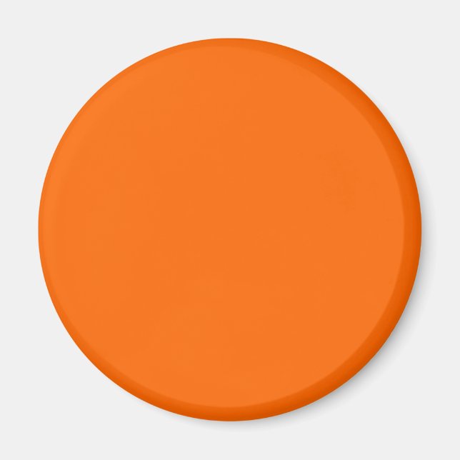 Orange Solid Color Magnet (Front)
