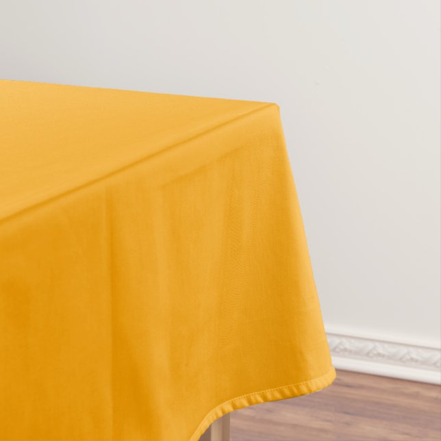 Orange Solid Color Tablecloth (In Situ)