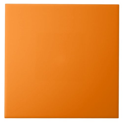 Orange Solid Color Tile