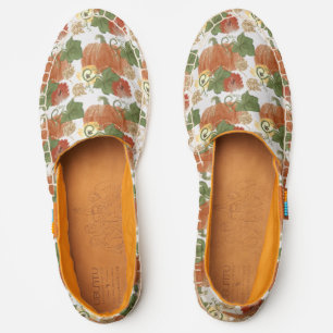 Orange Sparkly Pumpkins and Vines Fall Afridrilles