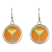 Orange Spicy Margarita Earrings