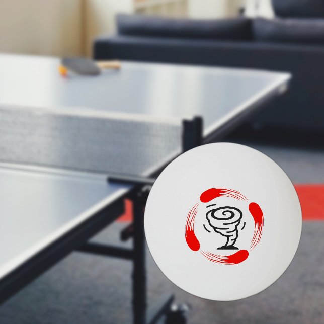 Orange Spinning Fire Ring Around Tornado Ping Pong Ball (Creator Uploaded)