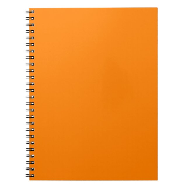 Orange Spiral Notebook (Front)