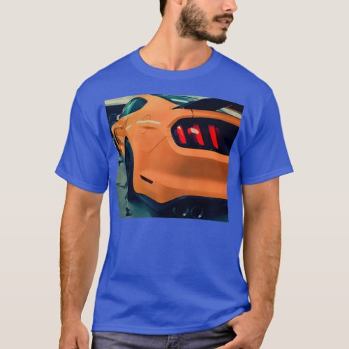 Orange Sports Car Tail Lights T-Shirt