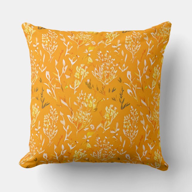  Orange spring color cushion (Front)