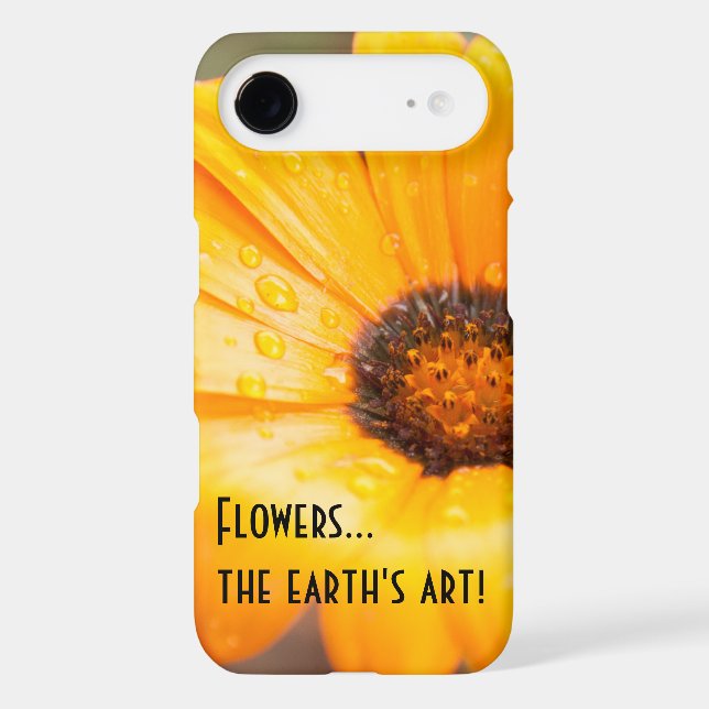 Orange Spring Flash African Daisy Photograph Case-Mate iPhone Case (Back)