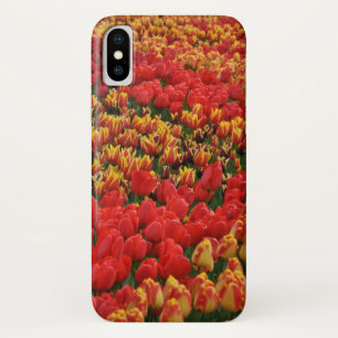 Orange spring tulips iPhone x case