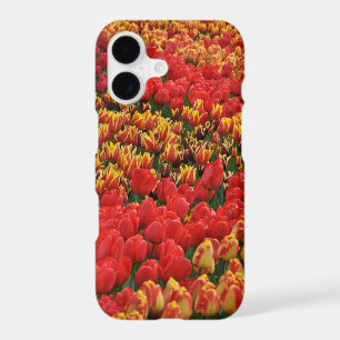 Orange spring tulips iPhone 17 case