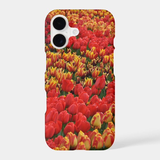 Orange spring tulips iphone case (Back)