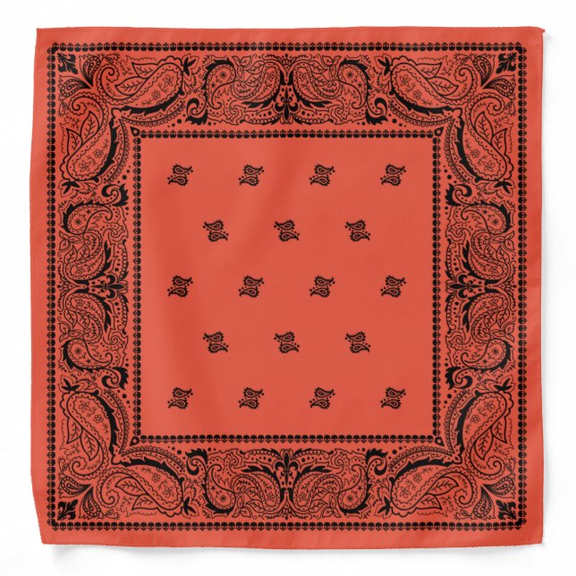 Orange Square Bandana (Front)