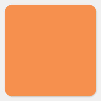 Orange Square Sticker