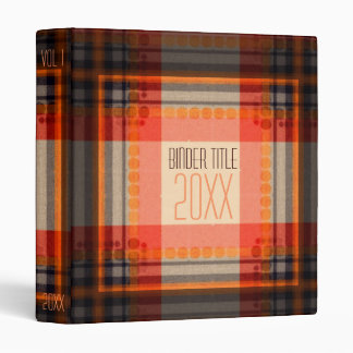 Orange Squarez Binder