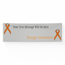 Orange Standard Ribbon Banner