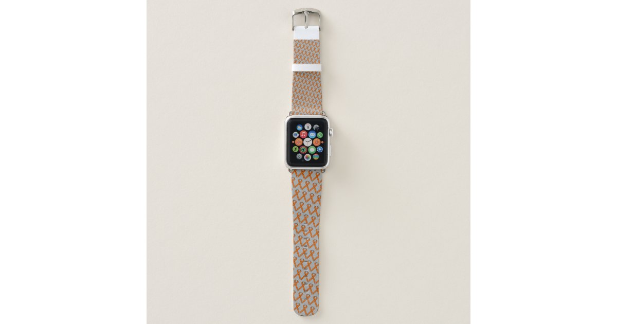 Orange Standard Ribbon by Kenneth Yoncich Apple Watch Band ...