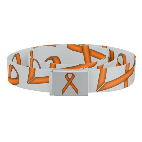 Orange Standard Ribbon by Kenneth Yoncich Belt