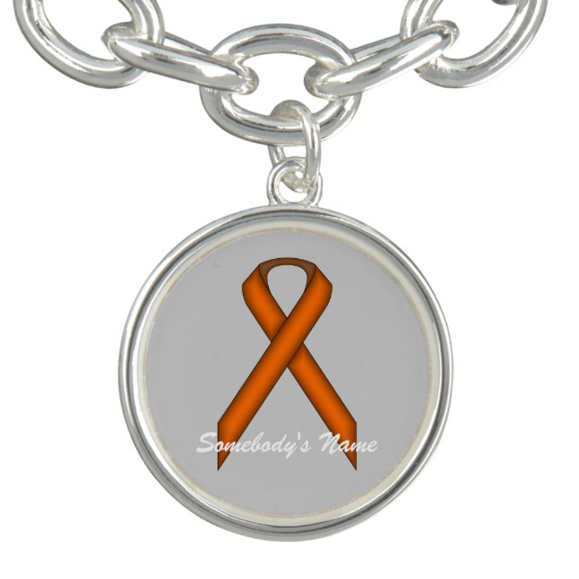 Orange Standard Ribbon by Kenneth Yoncich Bracelet (Design)