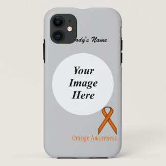 Orange Standard Ribbon by Kenneth Yoncich iPhone 11 Case