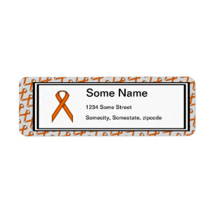 Orange Standard Ribbon by Kenneth Yoncich Label