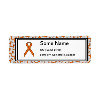 Orange Standard Ribbon by Kenneth Yoncich Label