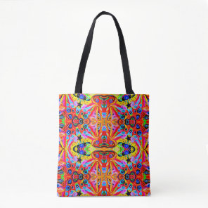 Orange Star Island Tote Bag