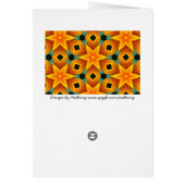 Orange Star Pattern II (Back)