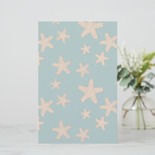 Orange Starfish Pattern (Standing Front)