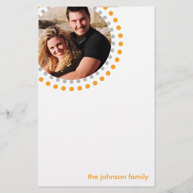 Orange Stationery (Front)