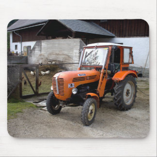 Orange Steyr Tractor KL II Mouse Pad