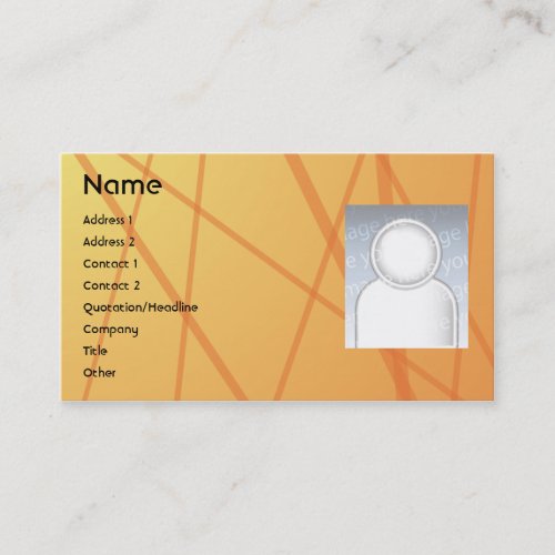 Orange Sticks - Business Business Cards