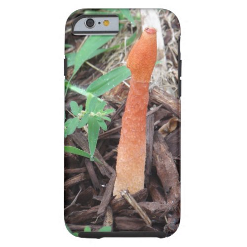 Orange  Stinky Stinkhorn Mushroom Phone Case