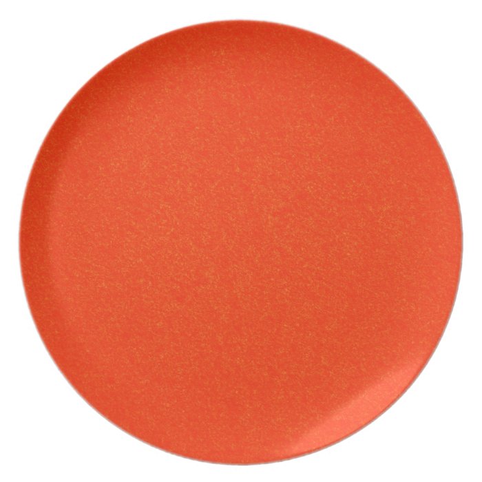Orange Stone Textured Plate