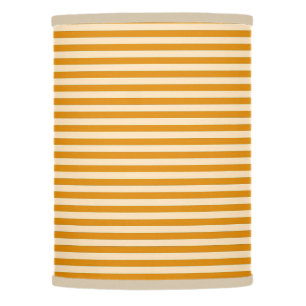 Orange Stripe Horizontal Lamp Shade