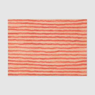 Orange Stripe Tissue Paper