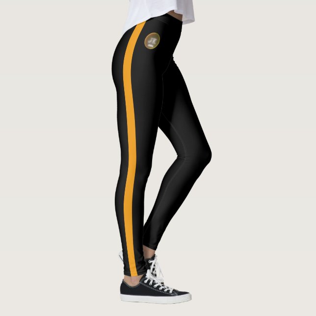 Orange Striped Both Sides Leggings JK 2024 (Right)