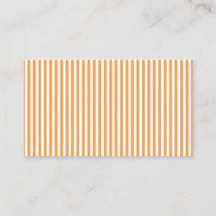 orange striped business card